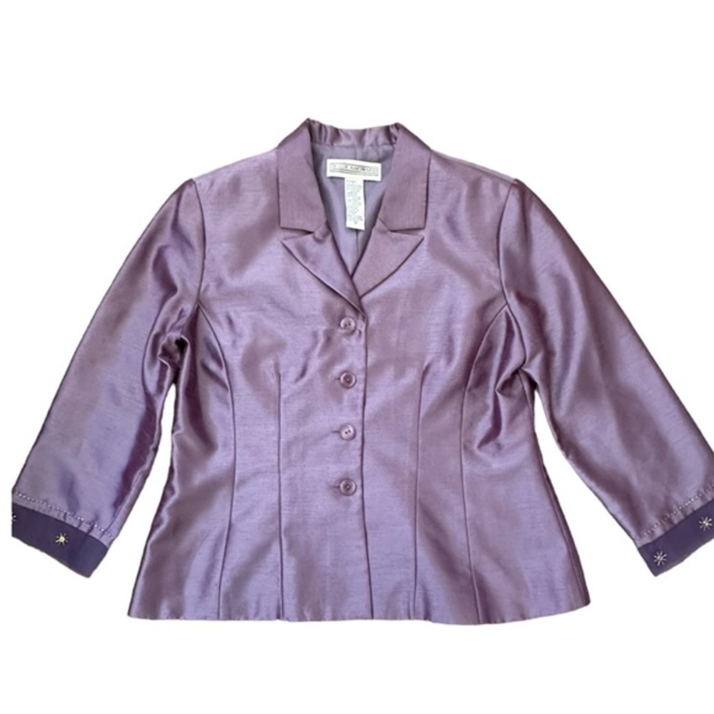 Jessica Howard size 14 Blazer purple lined - Picture 1 of 8